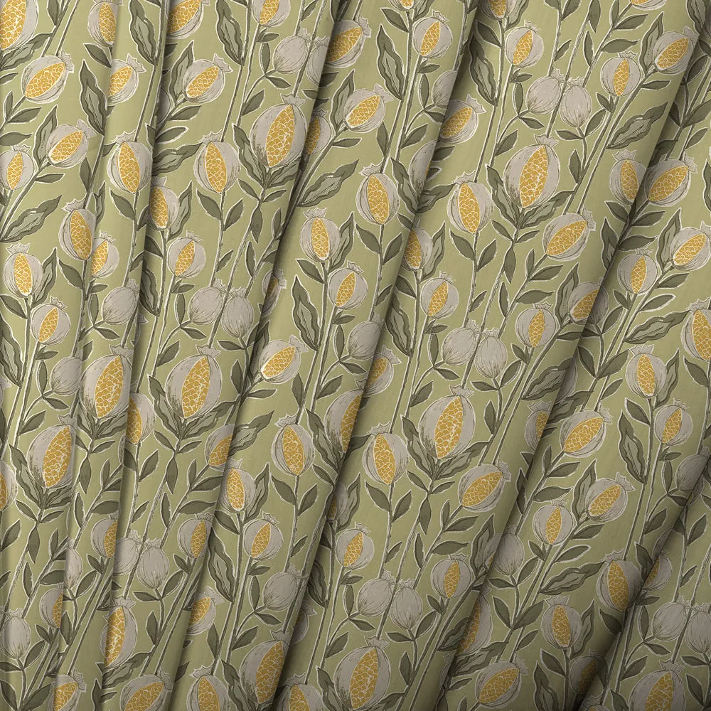 Rithani Printed Cotton Made to Measure Roman Blinds Pistachio