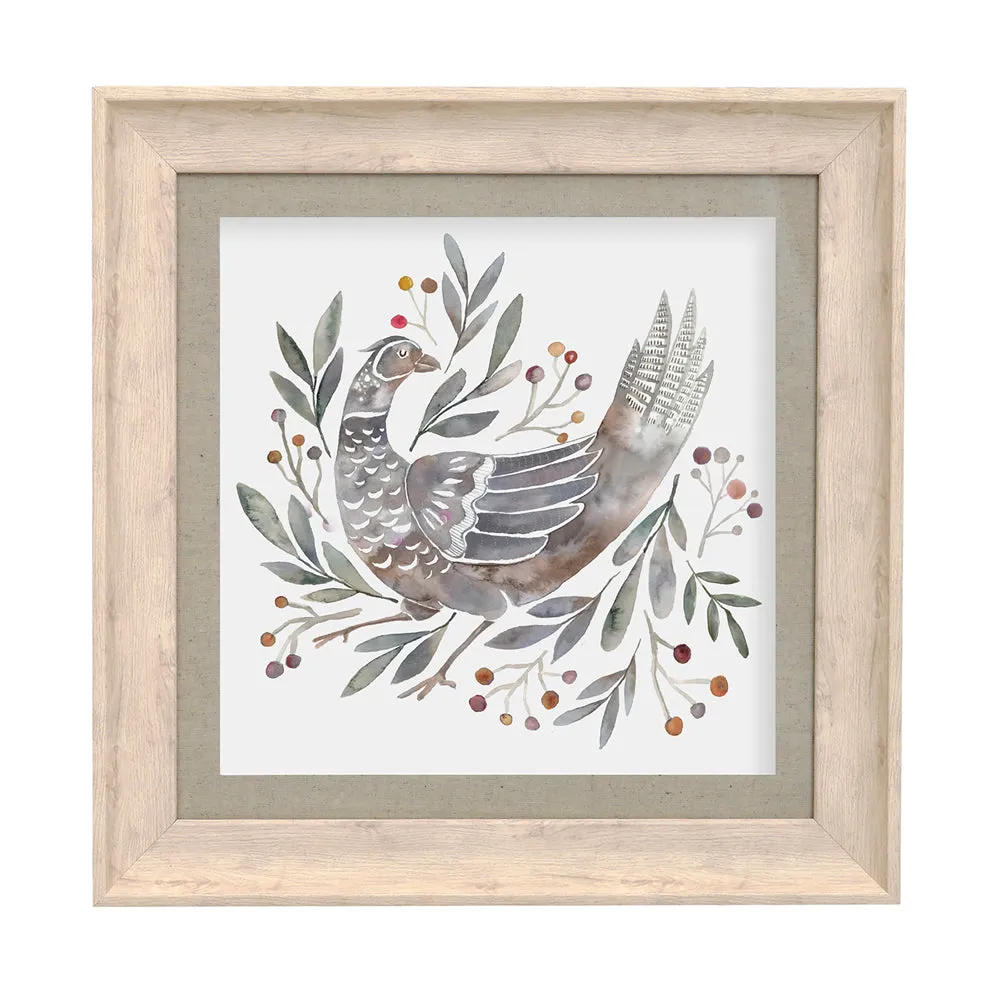 Ritsurin Mulberry Framed Print Birch