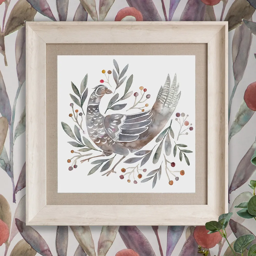 Ritsurin Mulberry Framed Print Birch