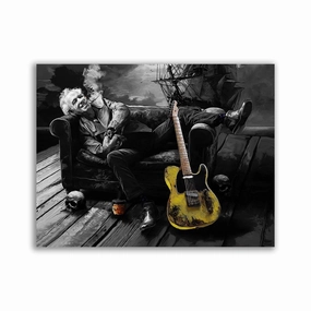 Rock N Rollin by David Drake framed mural artwork