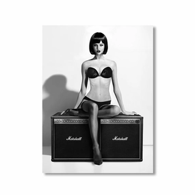Rock this by David Drake framed mural artwork