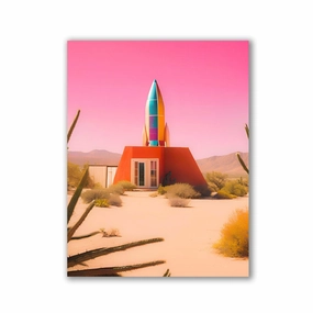 Rockethouse by Iconica framed mural artwork