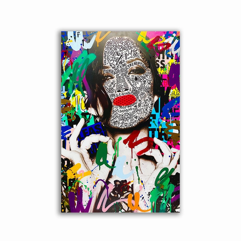 Rocking Marion by RS Artist framed mural artwork
