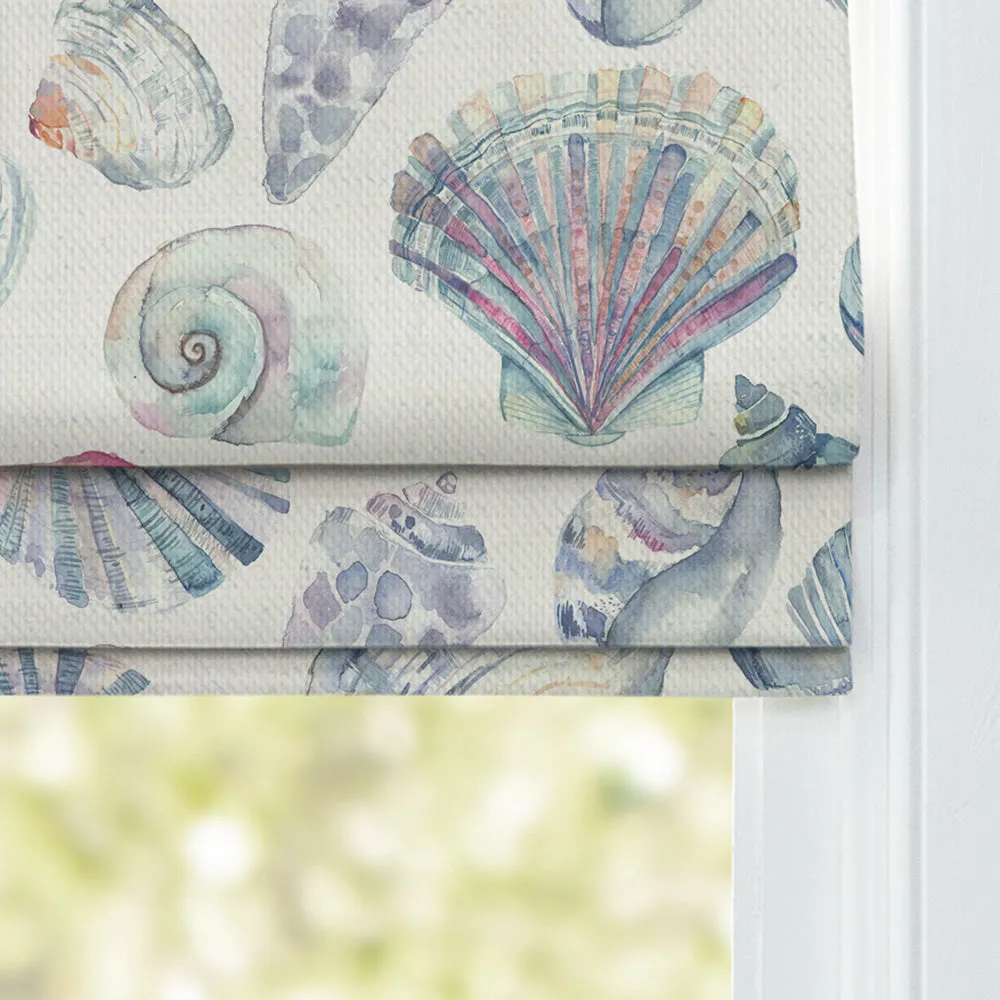 Rockpool Printed Cotton Made to Measure Roman Blinds Abalone