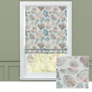 Rockpool Printed Cotton Made to Measure Roman Blinds Cobalt modern fashion rug  