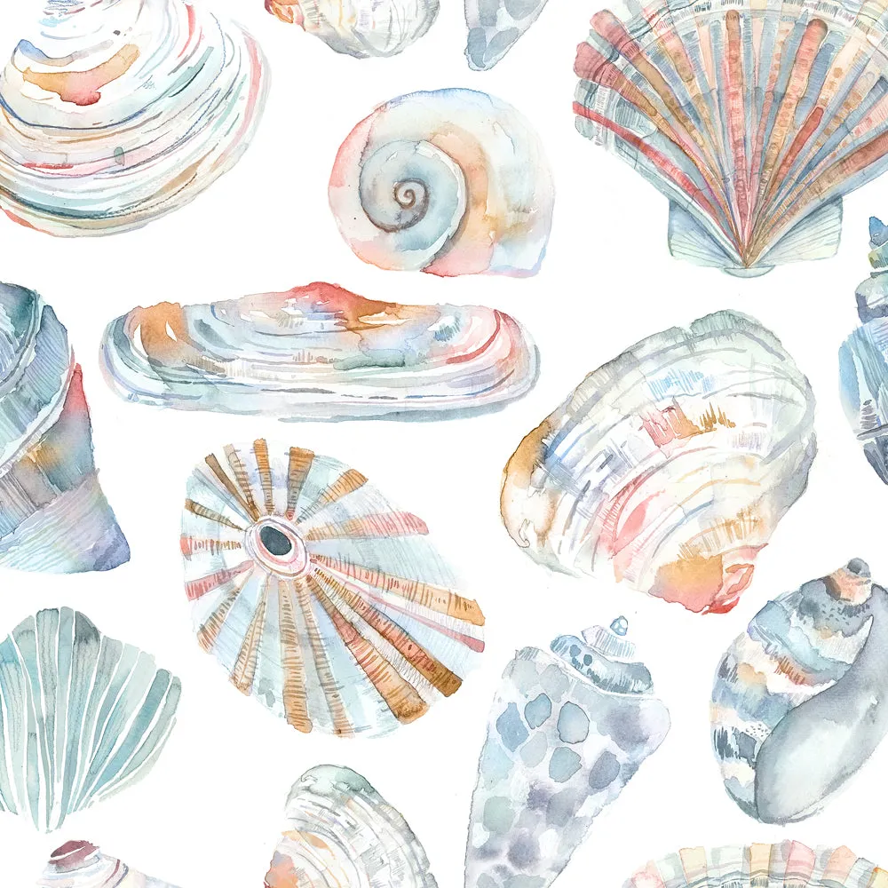 Rockpool Printed Cotton Made to Measure Roman Blinds Cobalt