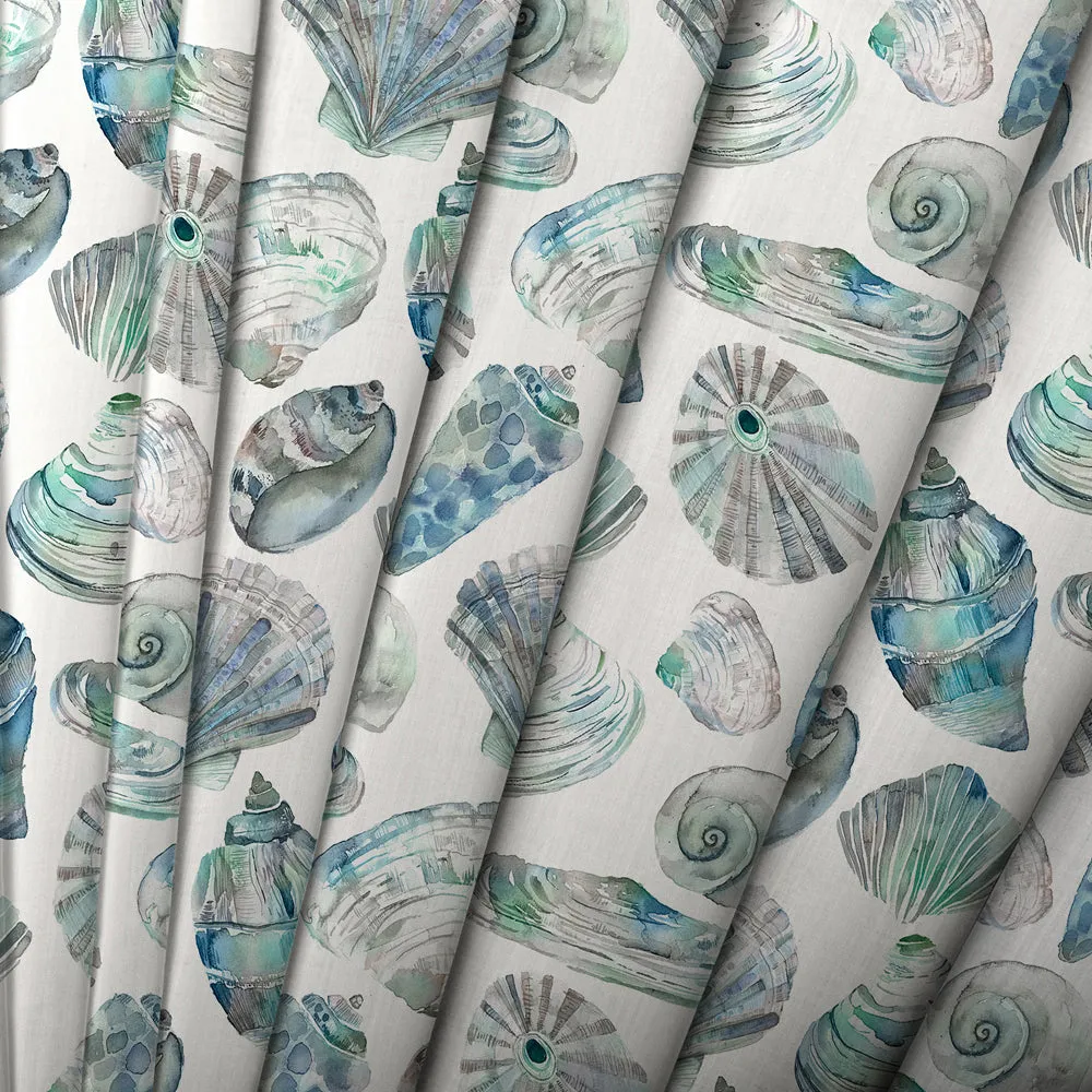 Rockpool Printed Cotton Made to Measure Roman Blinds Marine