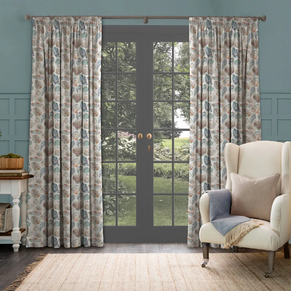 Rockpool Printed Made to Measure Curtains Cobalt