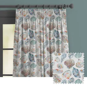 Rockpool Printed Made to Measure Curtains Cobalt chic floor carpet  