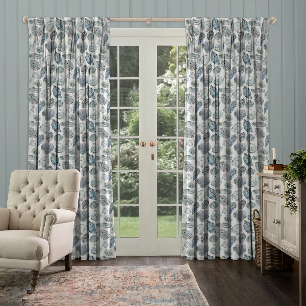 Rockpool Printed Made to Measure Curtains Marine