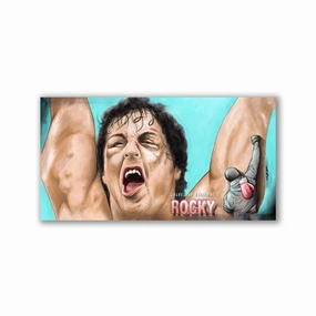 Rocky by Christian Amelung framed mural artwork