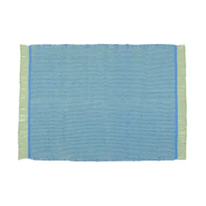 Rope Yarn Cotton Rug Medium 1700 X 1300 Blue X Light Green neutral everyday carpet
