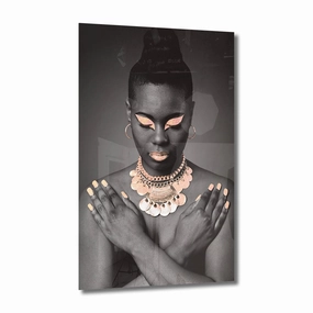 Ros Lady Ros on Acrylic framed mural artwork