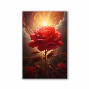 Rose in Sunshine by Markus Mikolai framed mural artwork