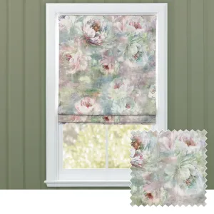 Roseum Printed Made to Measure Roman Blinds Coral chic floor carpet  