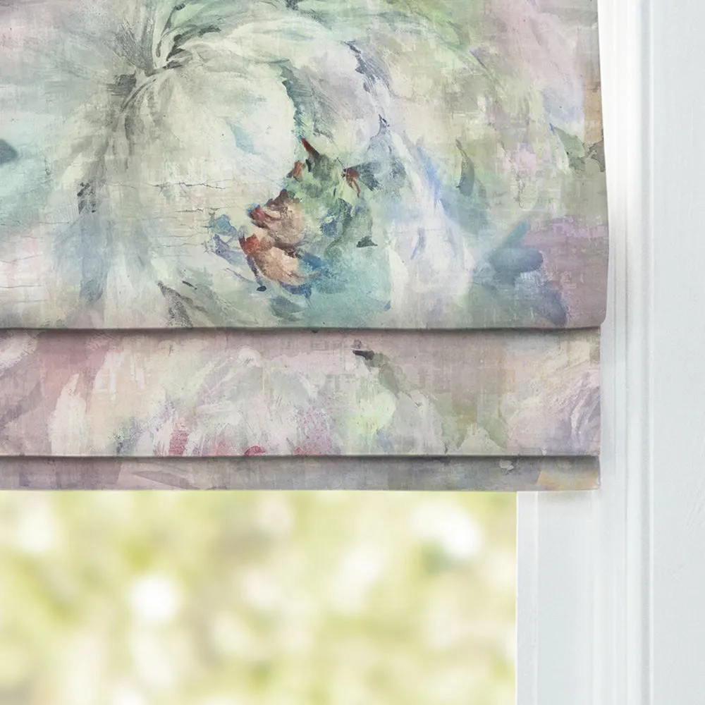 Roseum Printed Made to Measure Roman Blinds Coral