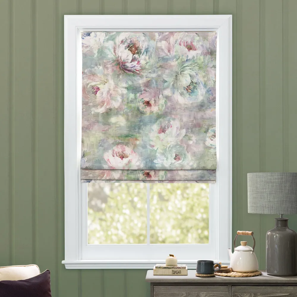 Roseum Printed Made to Measure Roman Blinds Coral