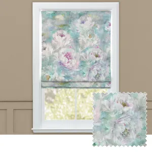 Roseum Printed Made to Measure Roman Blinds Moonstone chic floor carpet  