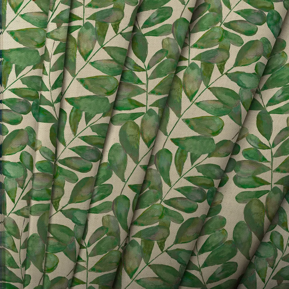 Rowan Printed Cotton Made to Measure Roman Blinds Apple