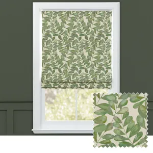 Rowan Printed Cotton Made to Measure Roman Blinds Apple modern fashion rug  