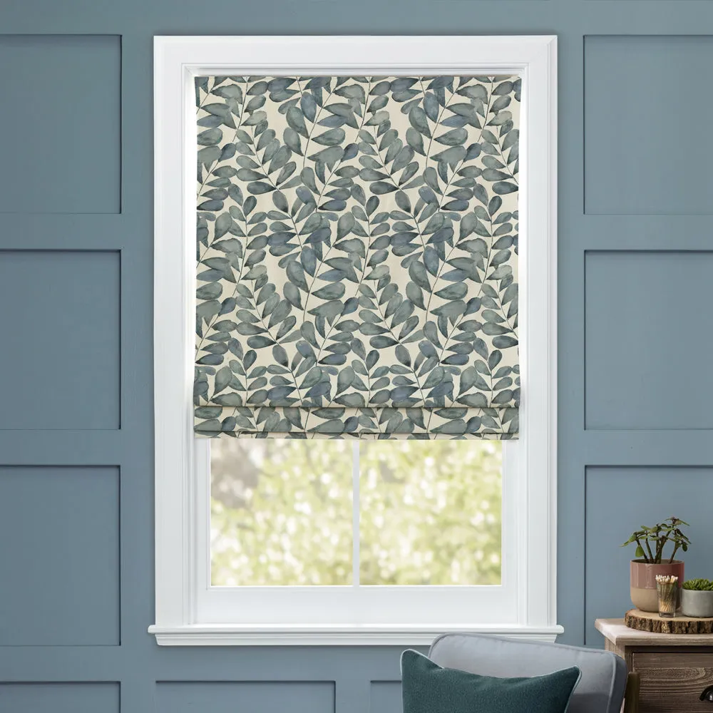 Rowan Printed Cotton Made to Measure Roman Blinds River