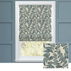 Rowan Printed Cotton Made to Measure Roman Blinds River chic floor carpet  