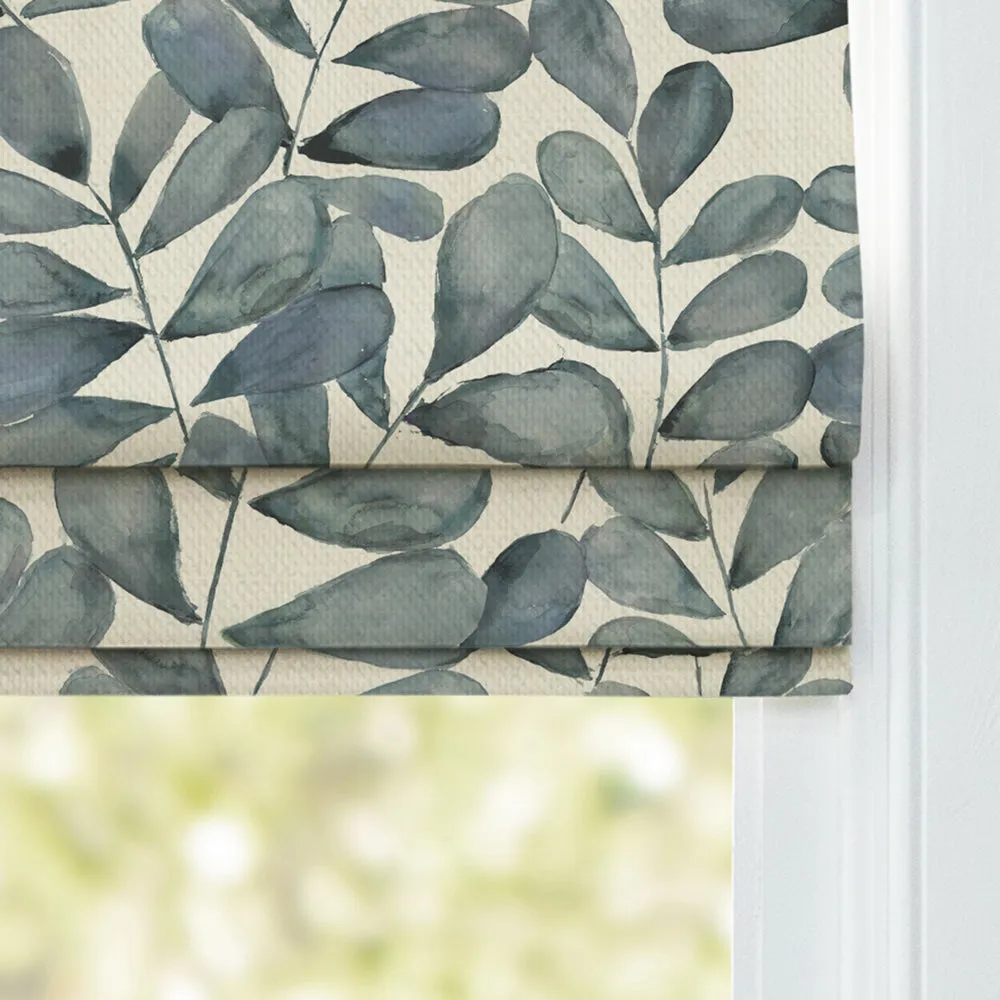 Rowan Printed Cotton Made to Measure Roman Blinds River