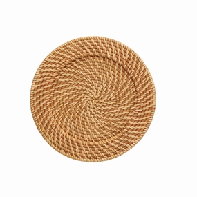 Roxy Natural Charger/Placemat mini desktop sculpture