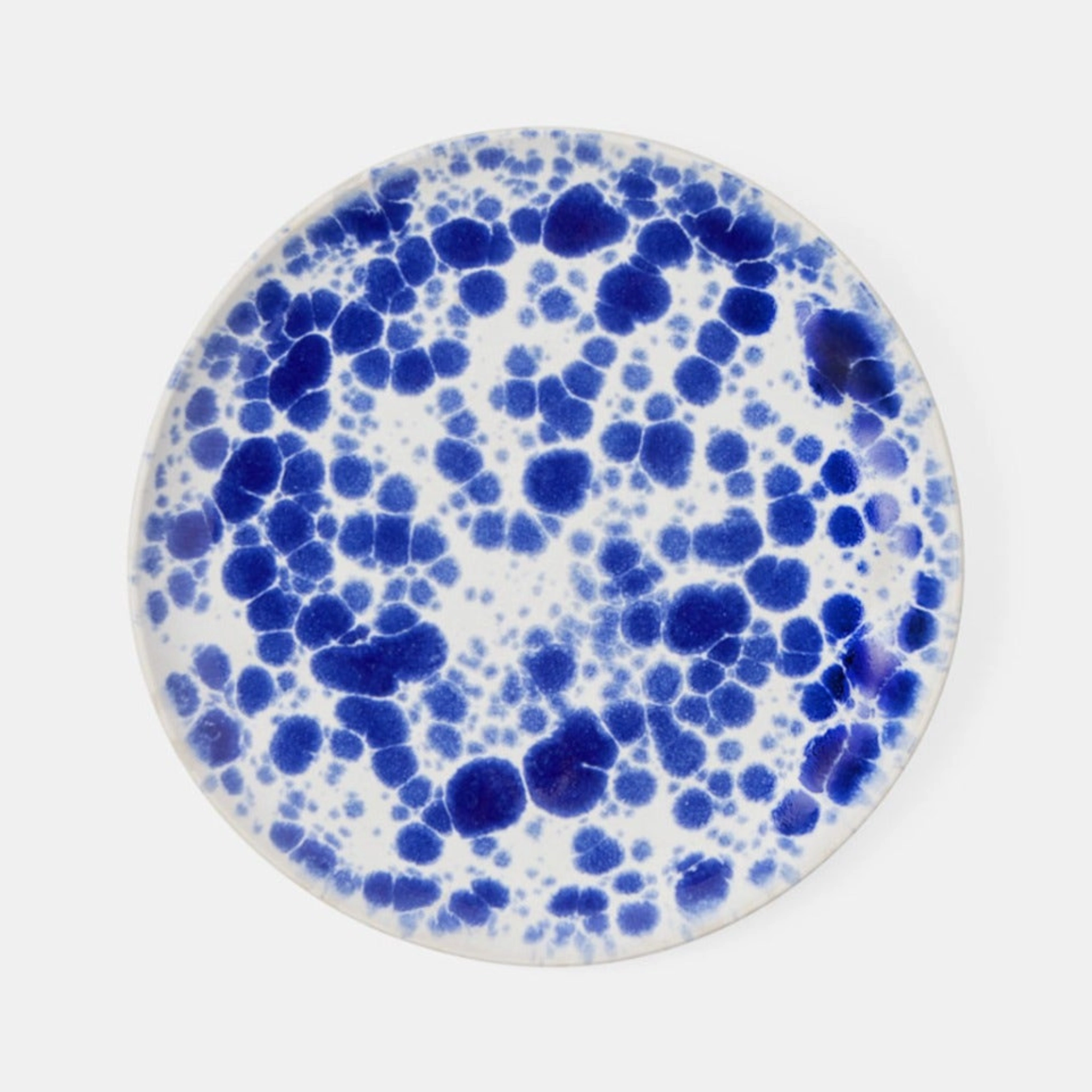 Royal Blue Splatter Stoneware Dinnerware Collection