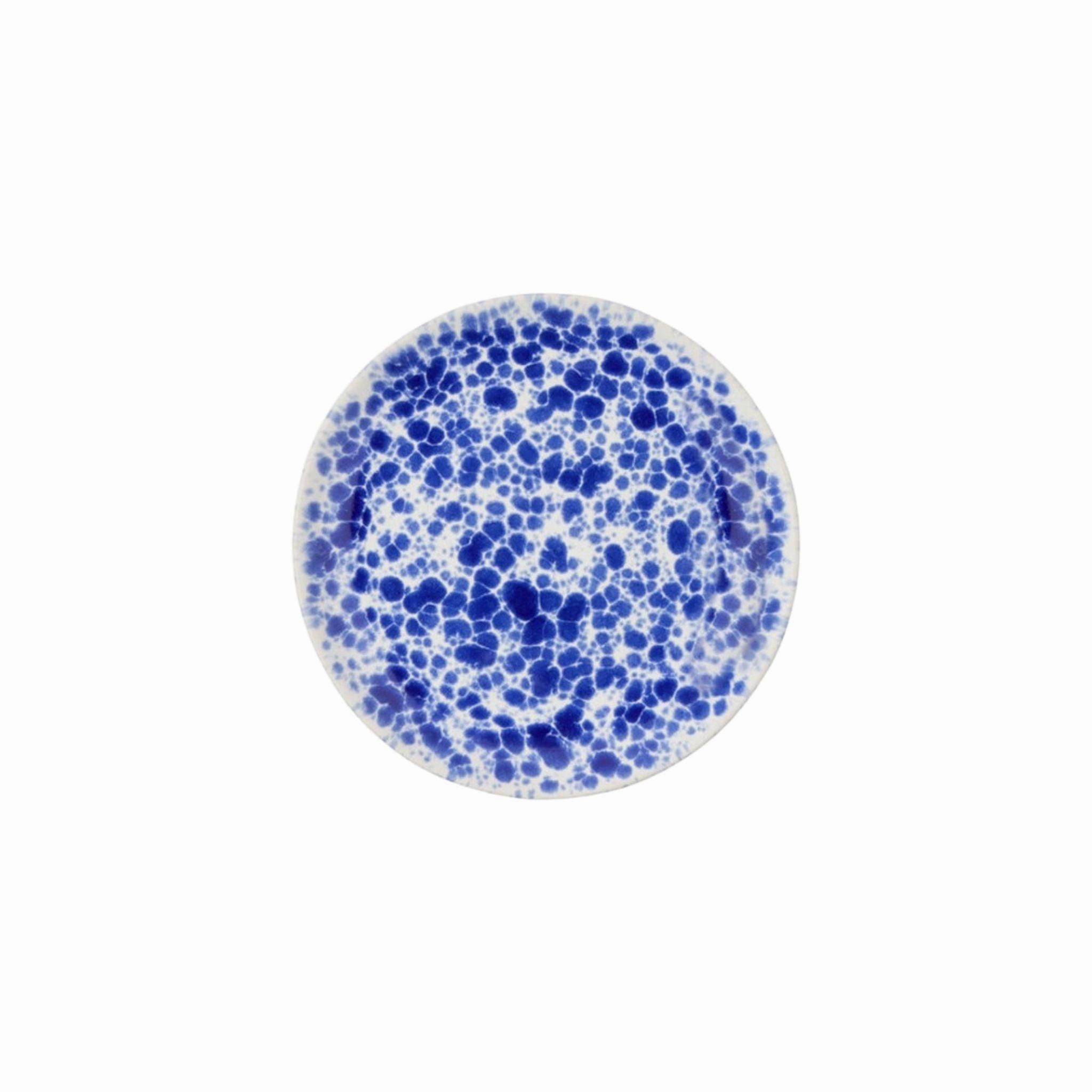 Royal Blue Splatter Stoneware Dinnerware Collection