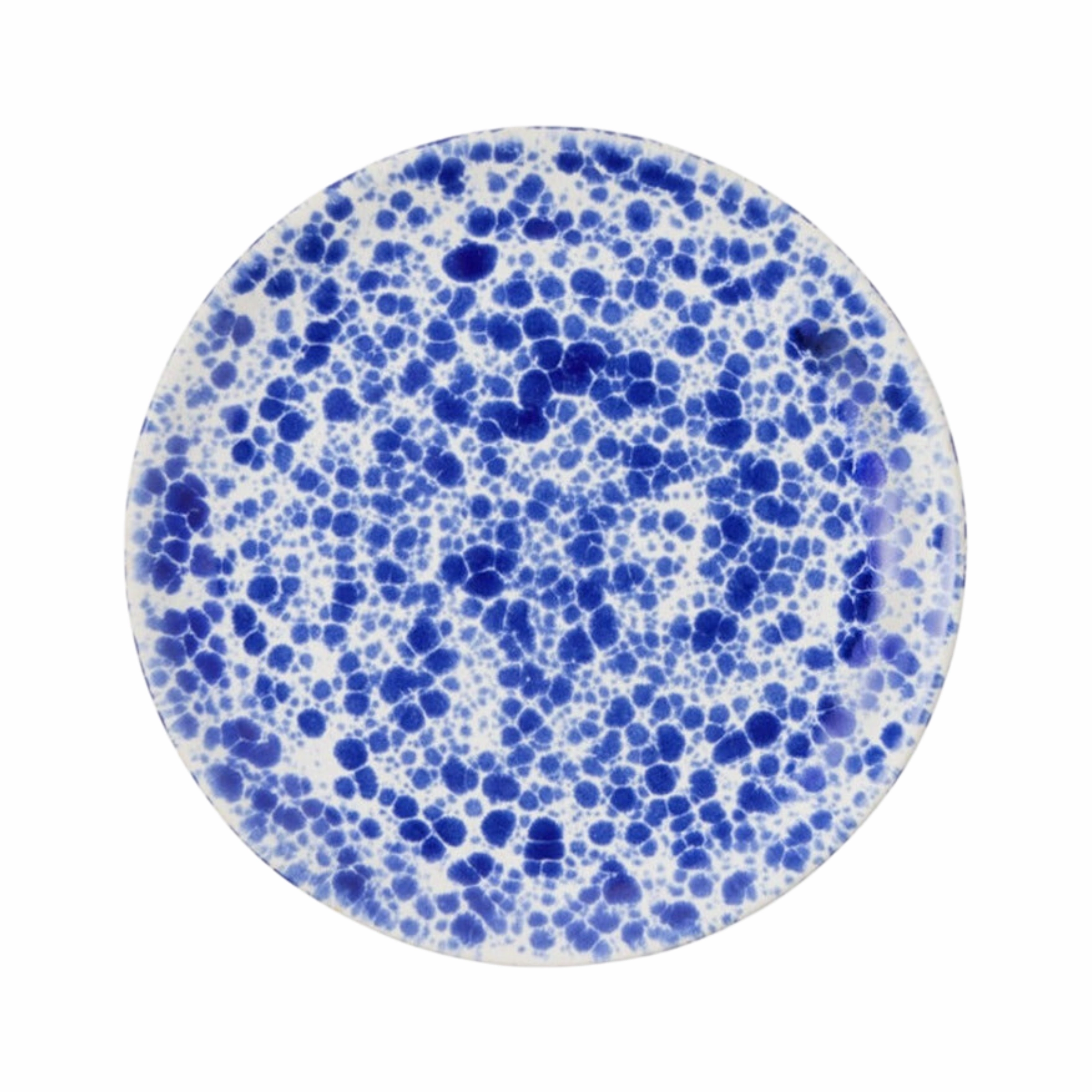 Royal Blue Splatter Stoneware Dinnerware Collection cute desktop display