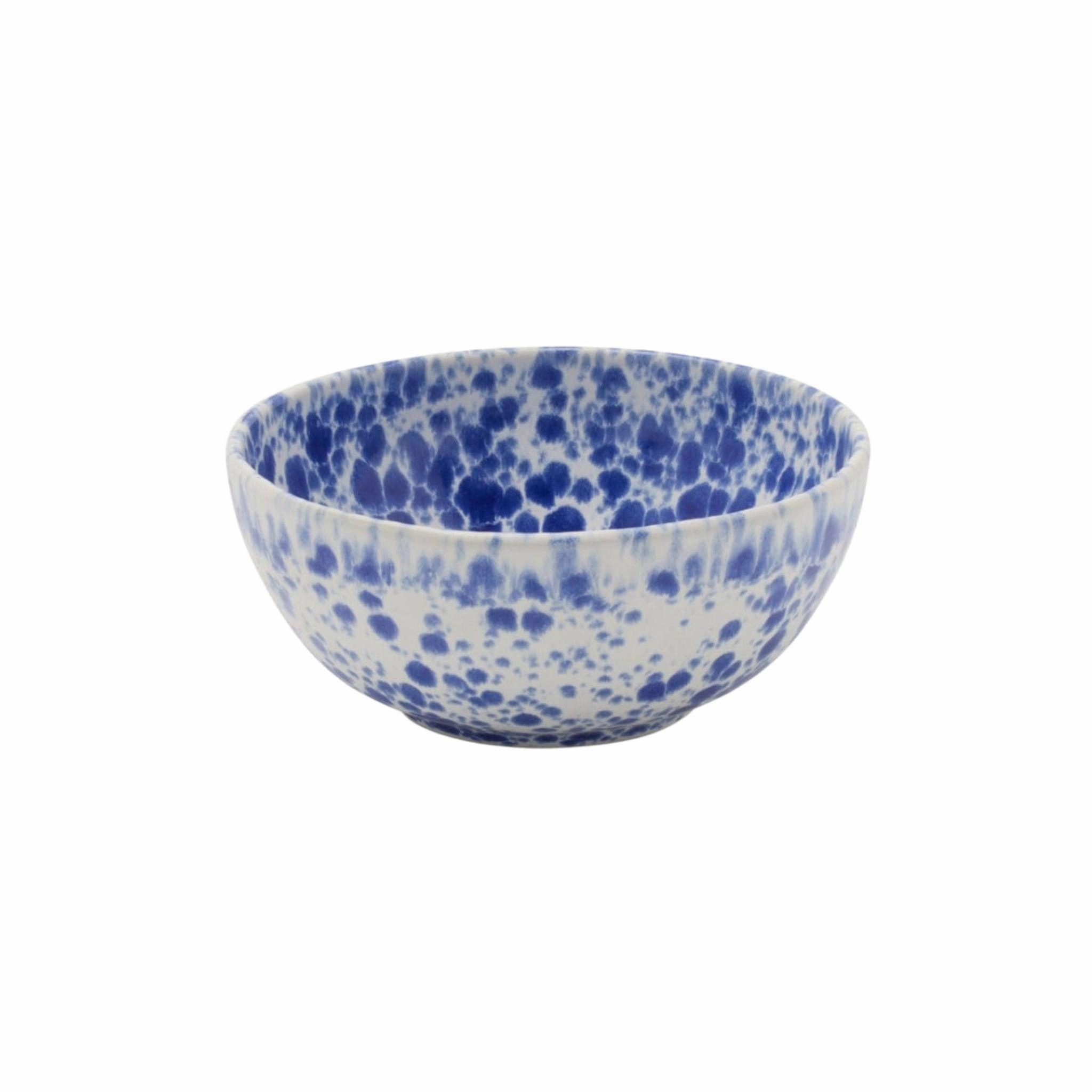 Royal Blue Splatter Stoneware Dinnerware Collection