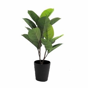 Rubber tree decorative home ornament