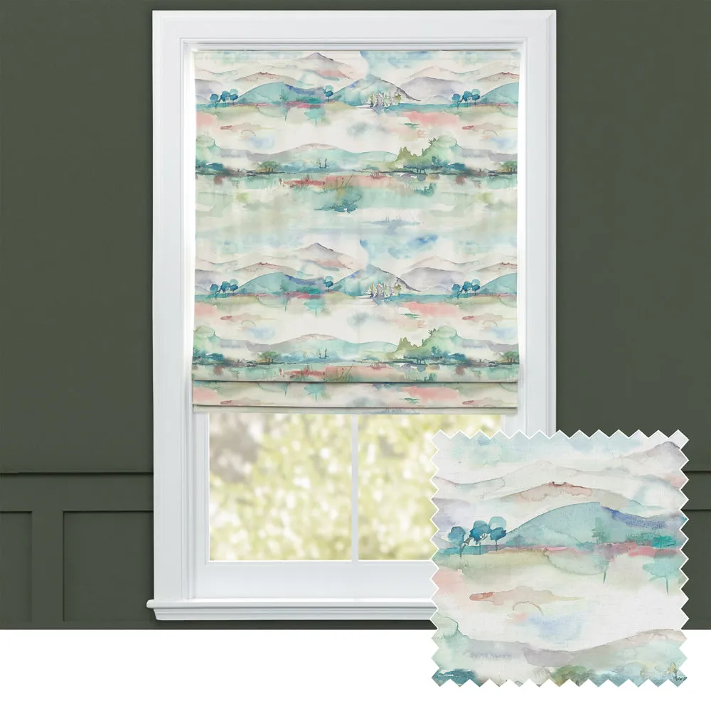 Russet Shores Printed Cotton Made to Measure Roman Blinds Cream modern fashion rug  