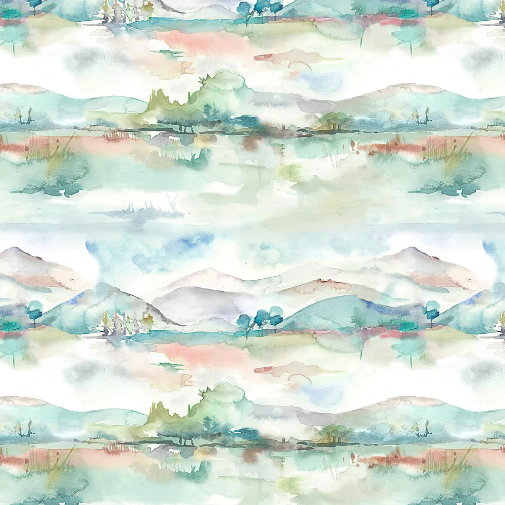 Russet Shores Printed Made to Measure Curtains Linen