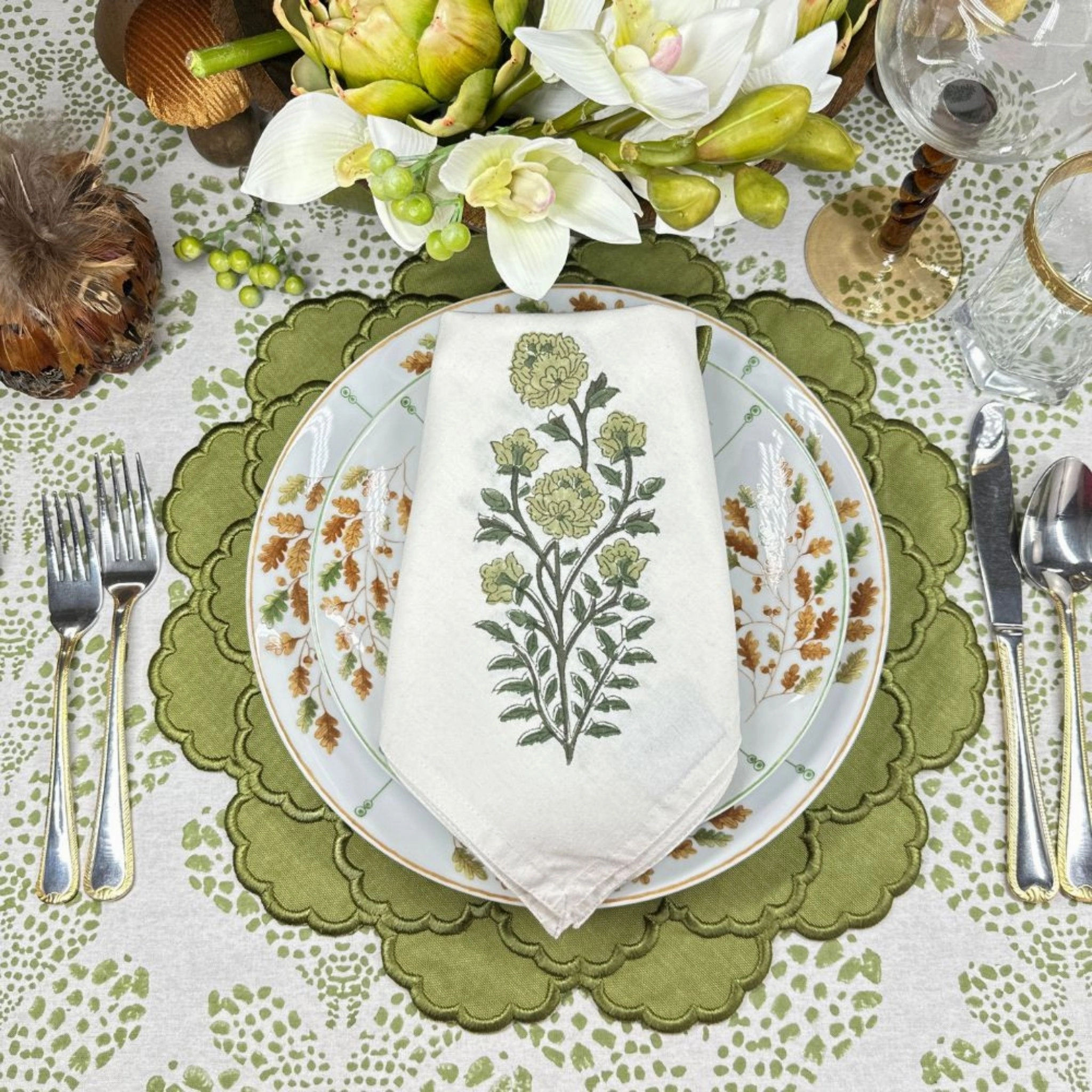 Sage Kelli Tablecloth