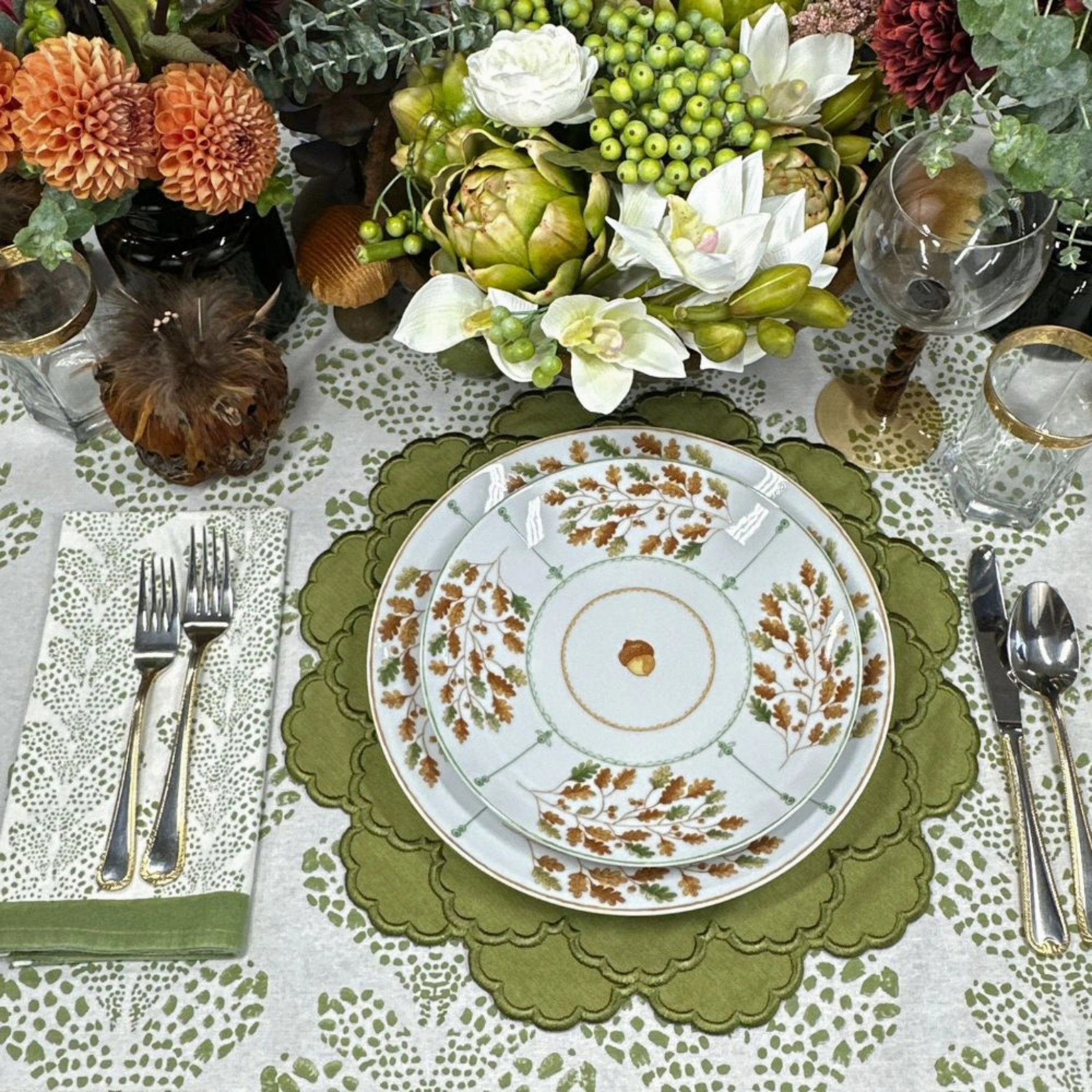 Sage Kelli Tablecloth
