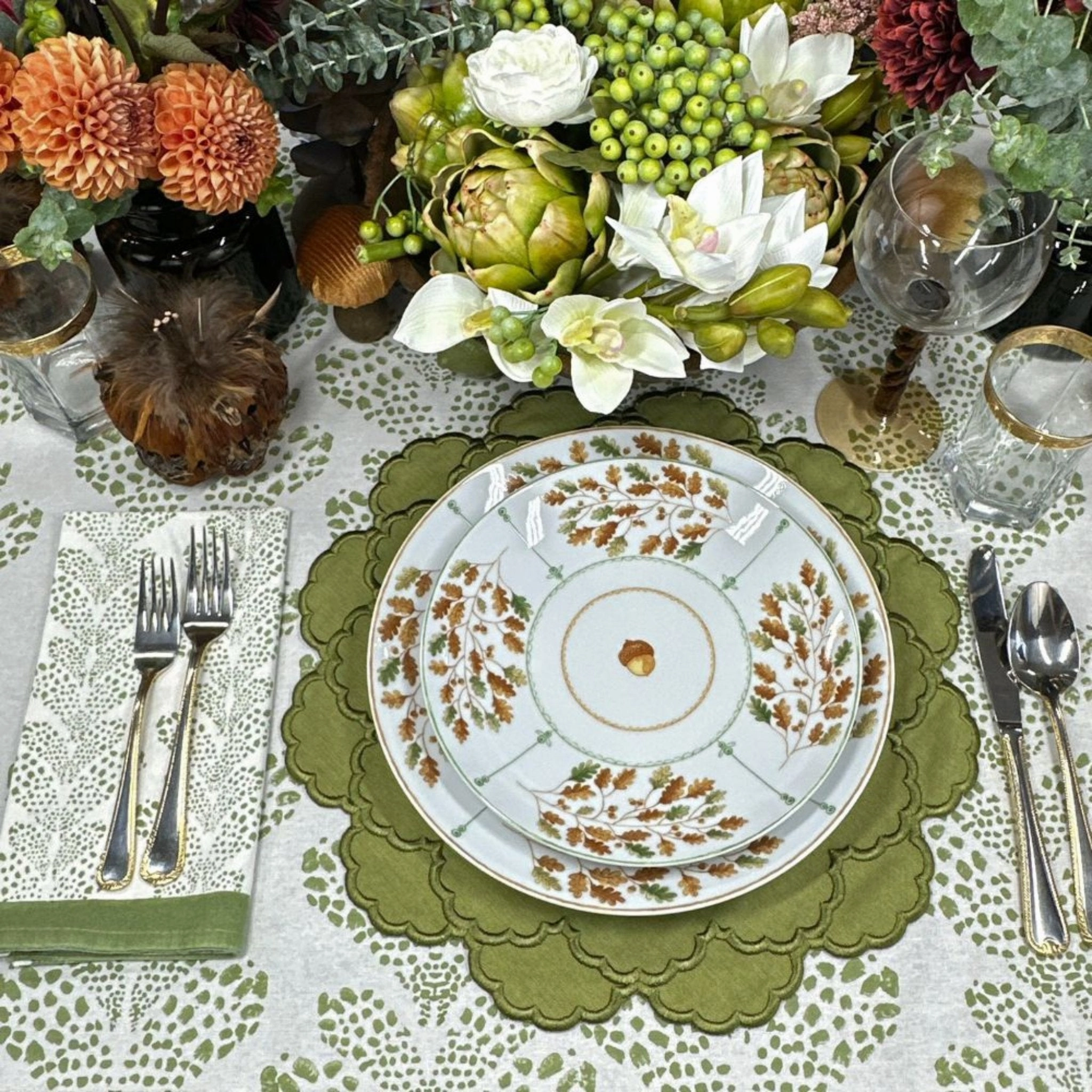 Sage Kelli Tablecloth