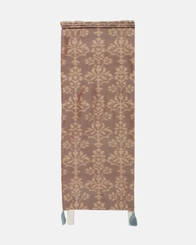 Saira Weft Ikat Cotton Silk Table Runner ceramic table ornament