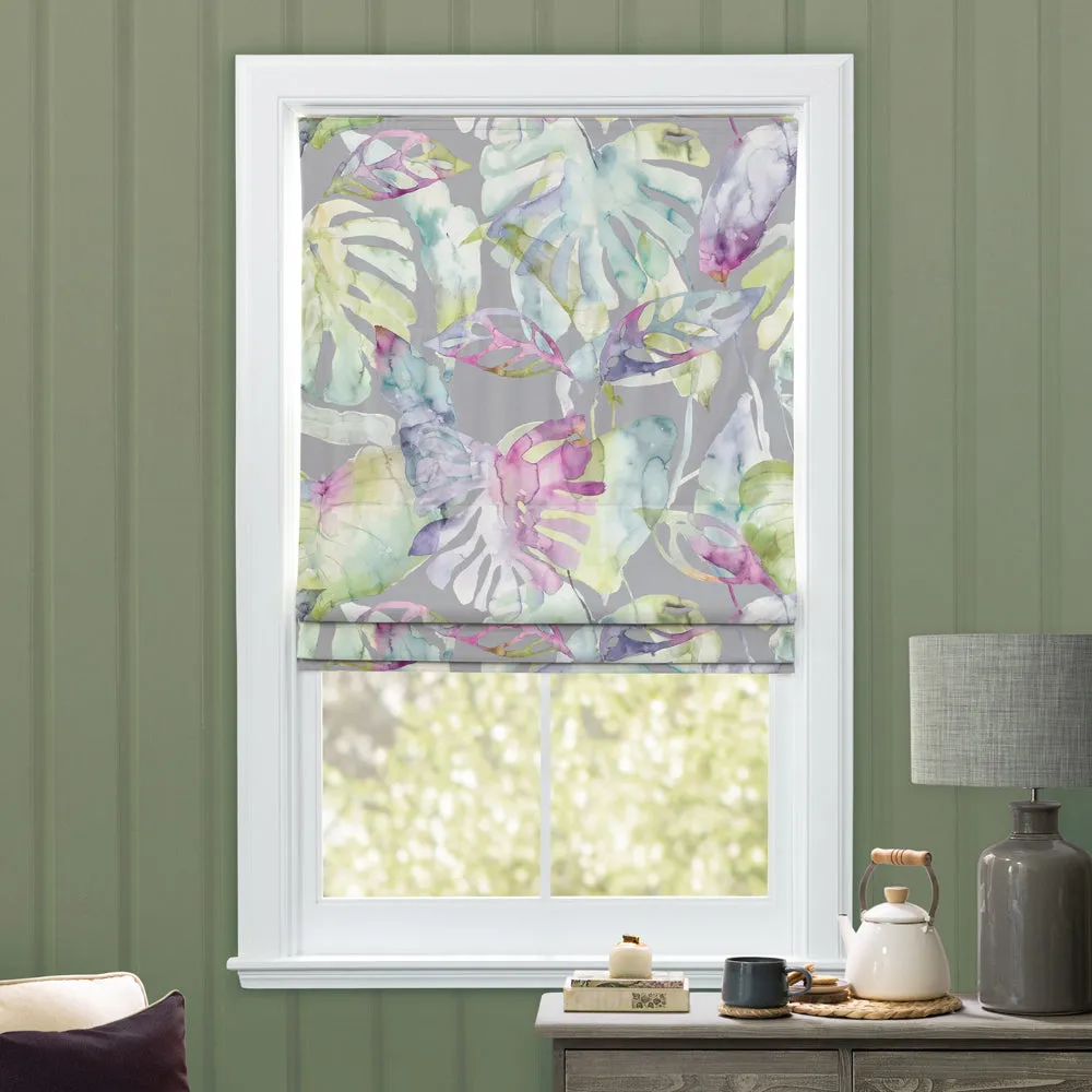 Salvador Printed Cotton Made to Measure Roman Blinds Summer