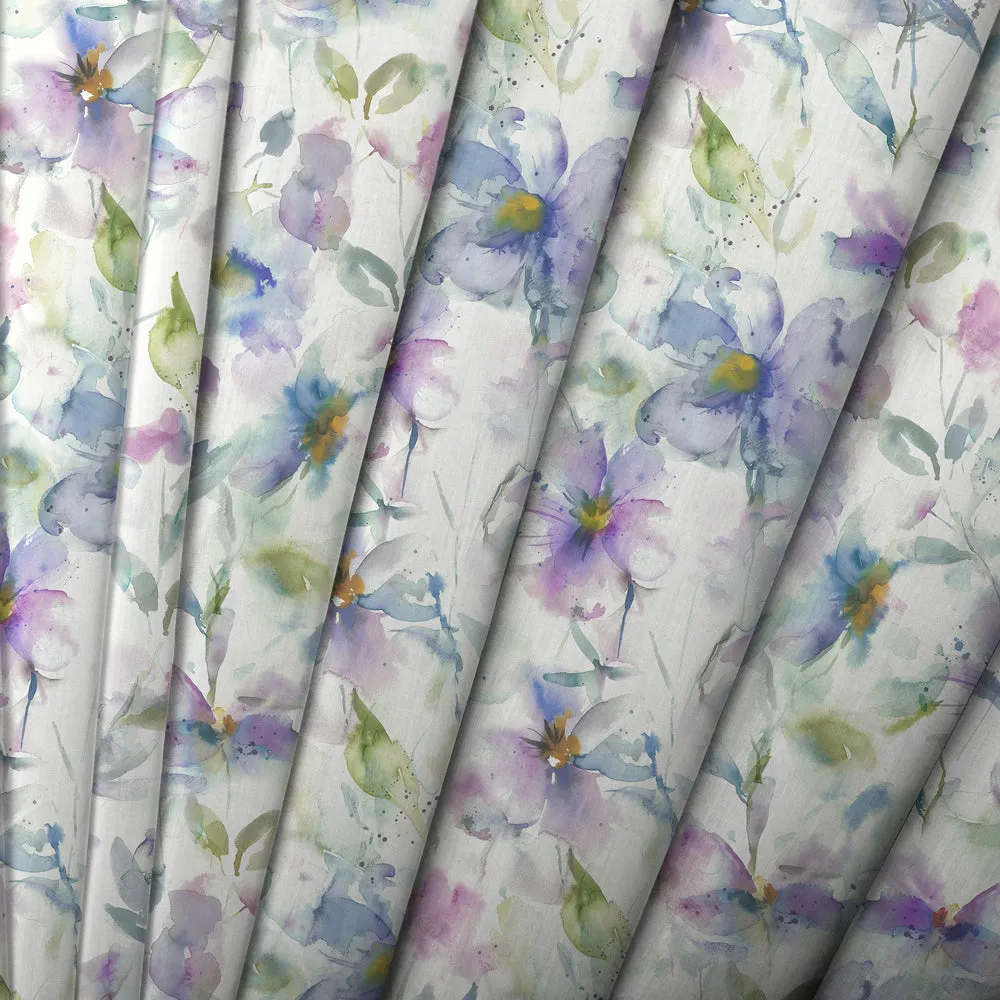Samarinda Printed Made to Measure Curtains Violet