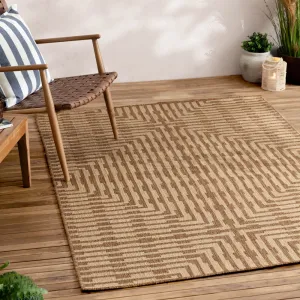 Sandown Jute Effect Indoor/Outdoor Rug Natural modern fashion rug  