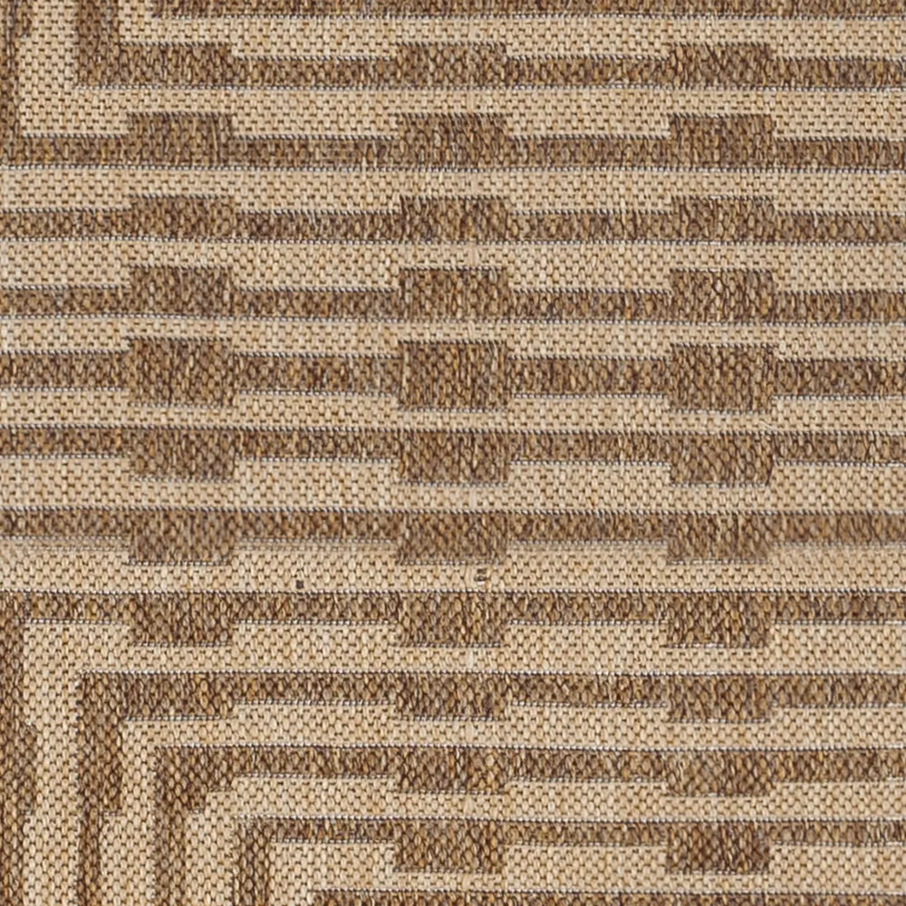 Sandown Jute Effect Indoor/Outdoor Rug Natural