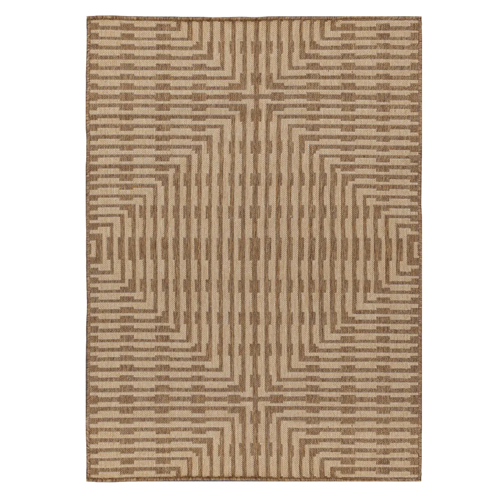 Sandown Jute Effect Indoor/Outdoor Rug Natural