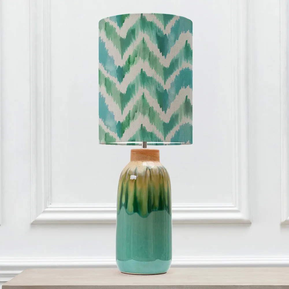 Savannah Anna & Arauca Complete Table Lamp Aqua/Isla