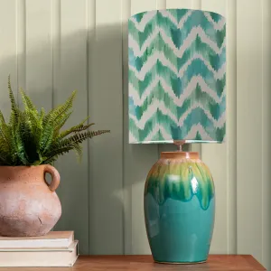 Savannah Anna & Eucalypt Complete Table Lamp Aqua/Isla modern fashion rug  