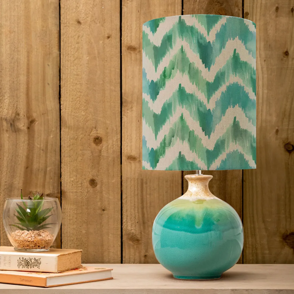 Savannah Anna & Neso Complete Table Lamp Aqua/Isla modern fashion rug  