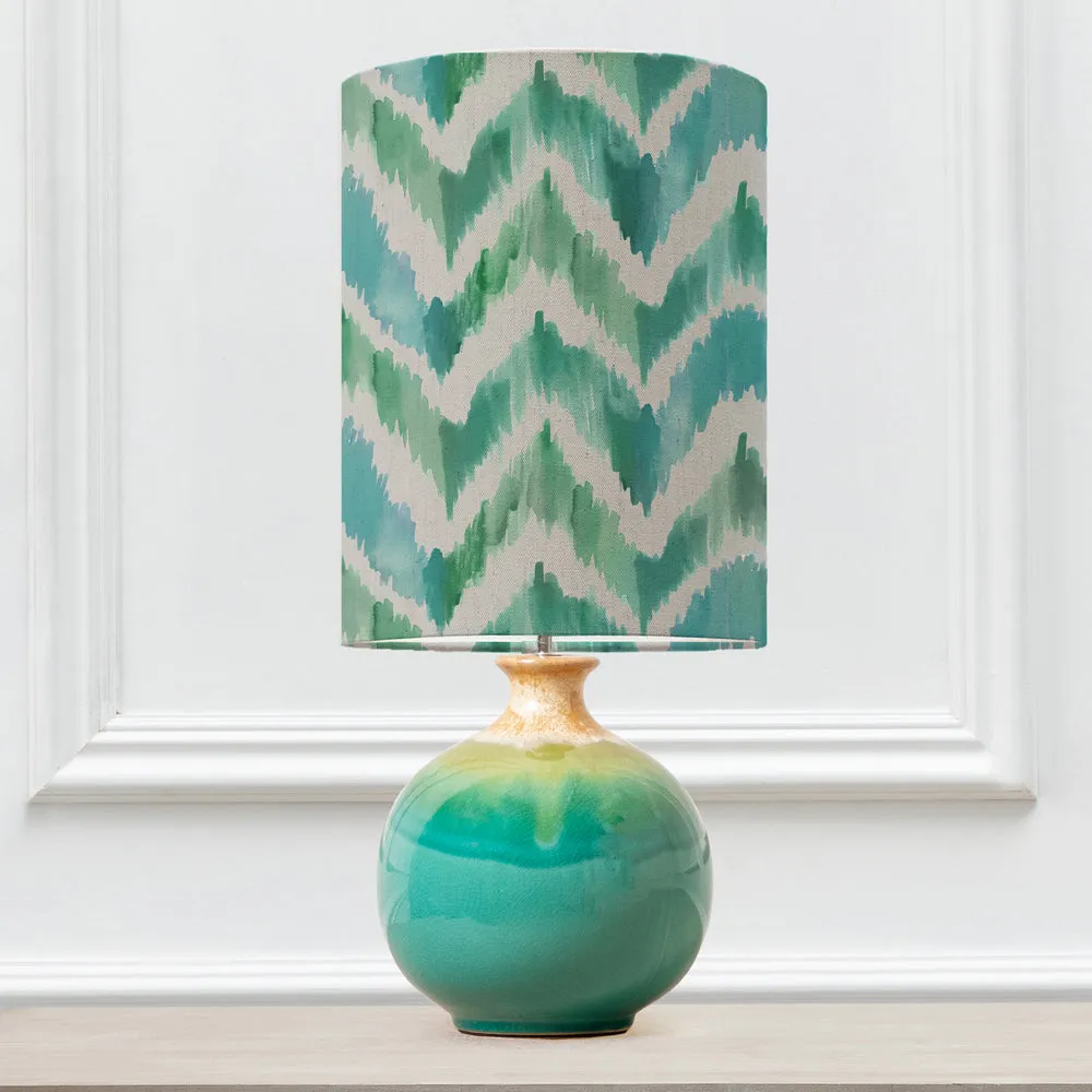 Savannah Anna & Neso Complete Table Lamp Aqua/Isla