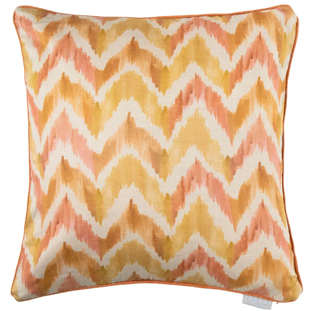 Savannah Printed Cushion Amber