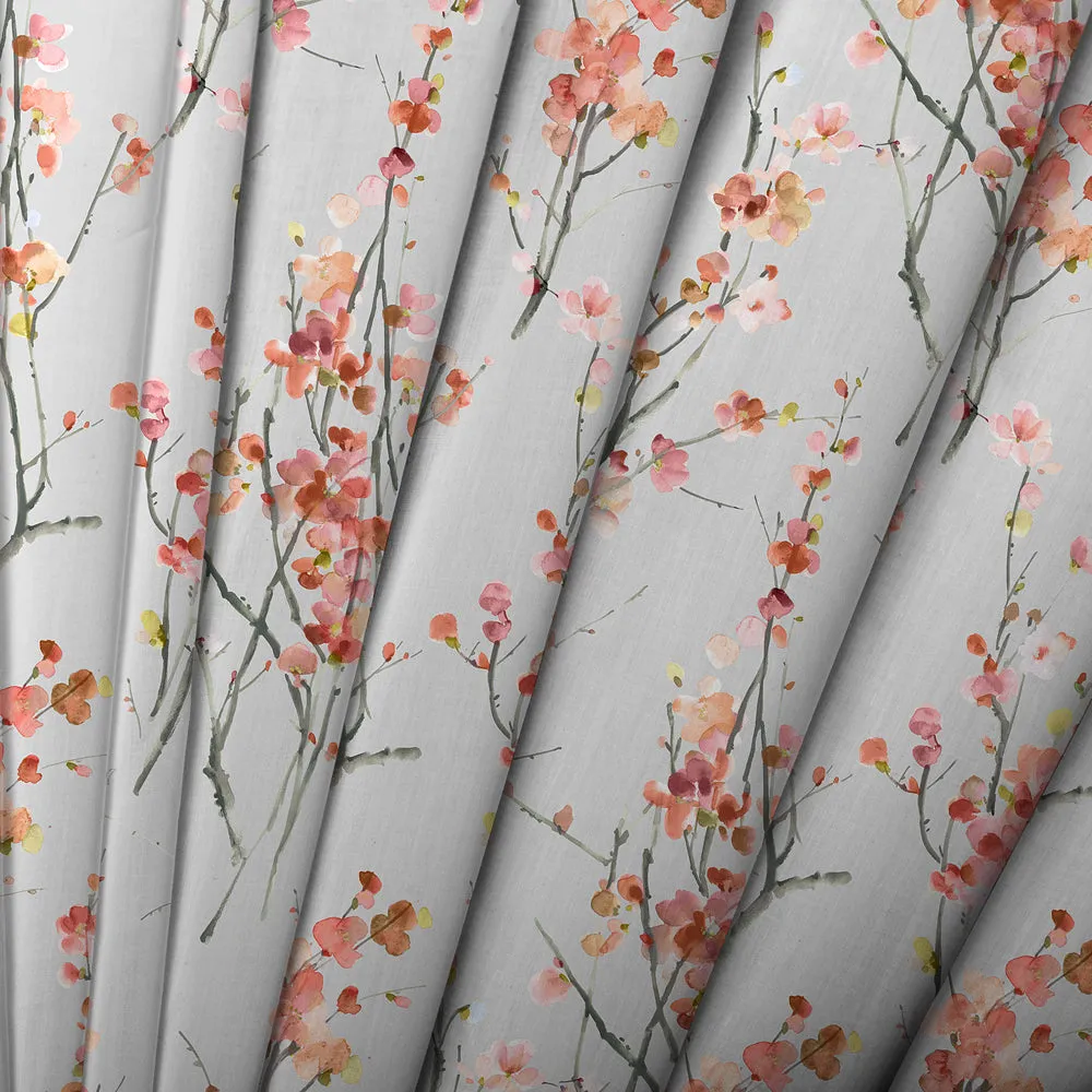 Saville Printed Made to Measure Curtains Stone
